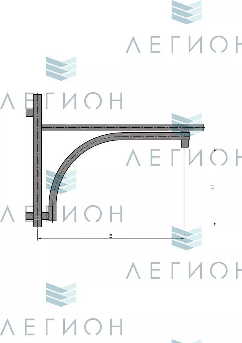 К42-1,0-0,7-15-5 кронштейн однорожковый